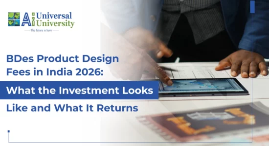 BDes Product Design Fees in India 2026_ What the Investment Looks Like and What It Returns