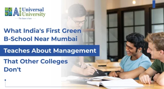 What India's First Green B-School Near Mumbai Teaches About Management That Other Colleges Don't